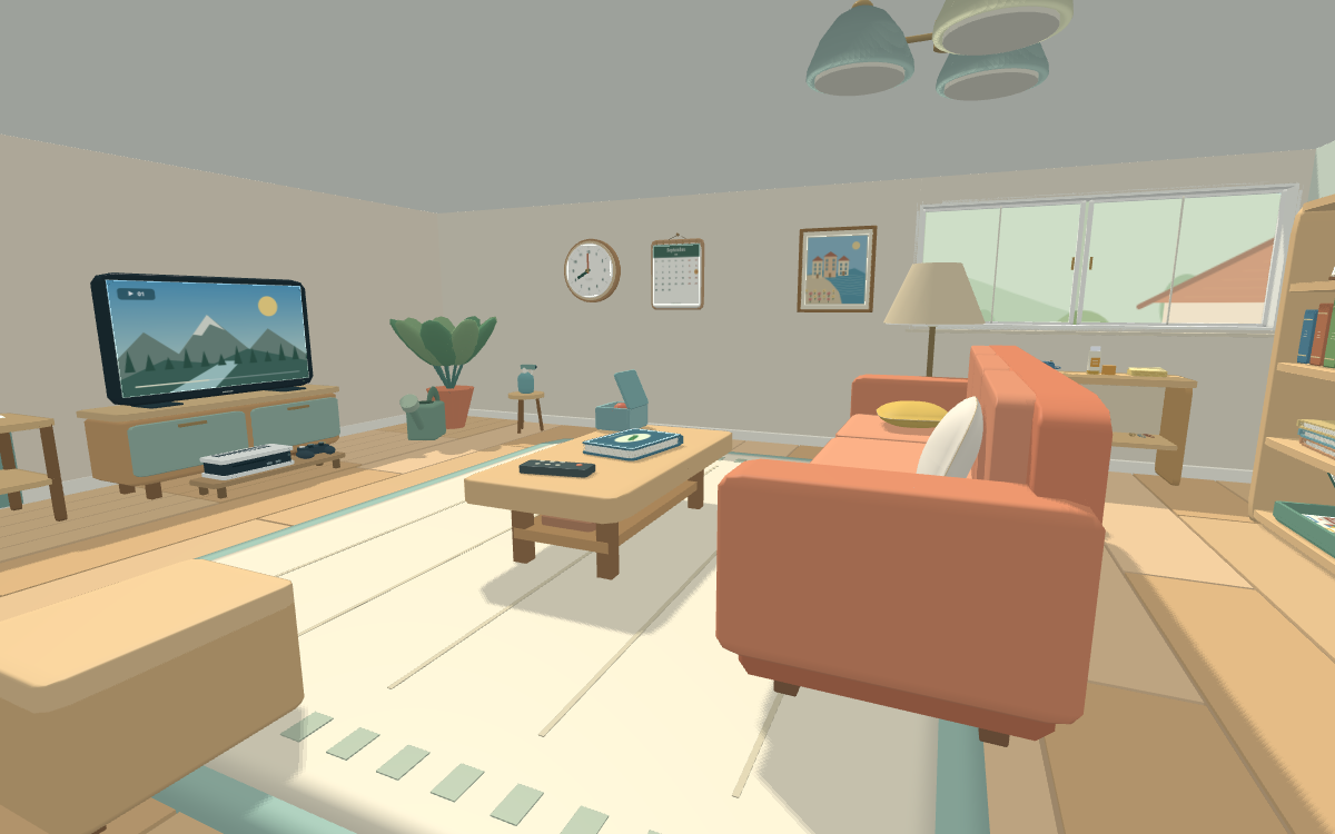 Offizielles Bild aus À la maison: eine 3D-Wohnung zum Erkunden.
