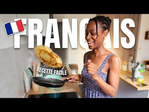 Cook & Learn French with me | Easy French Crêpes Recipe 🥞🇫🇷  Comprehensible input — YouTube-Vorschaubild